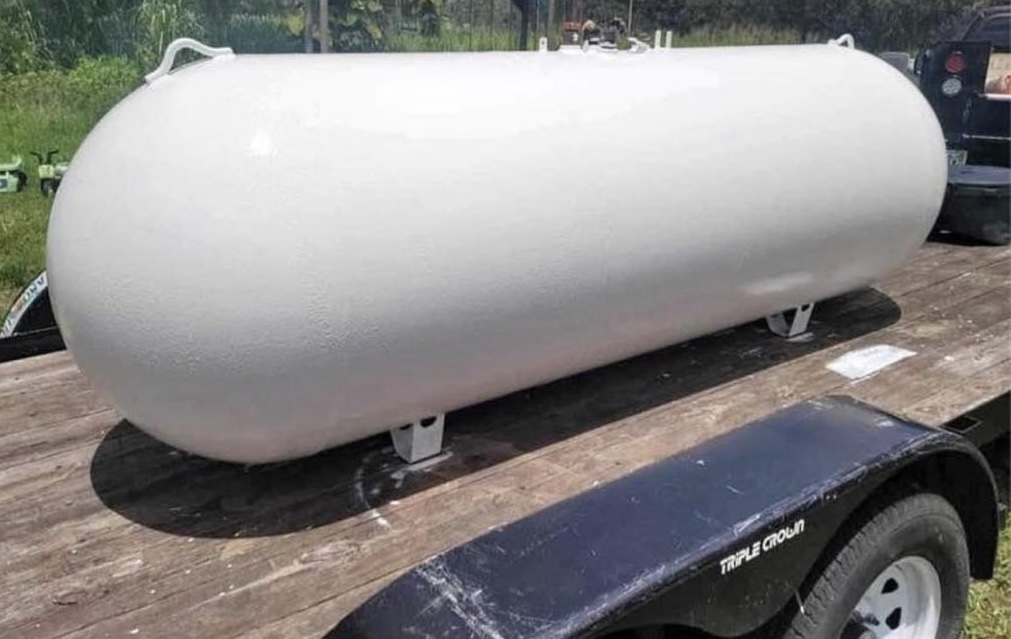 320 Gallon Horizontal Above Ground Propane Tank - ASME(NEW) - Image 3