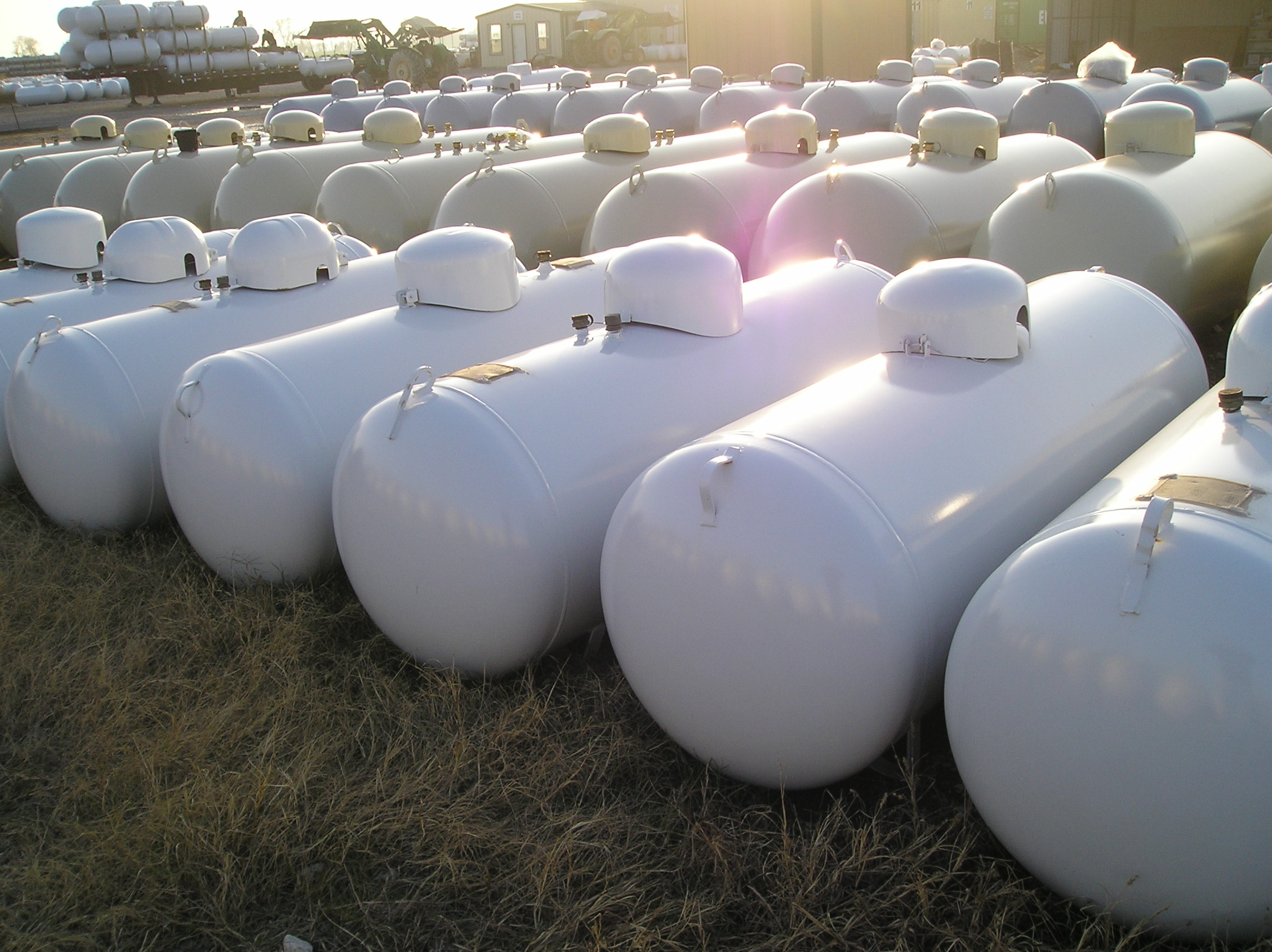 efurbished 250 gallon propane tank