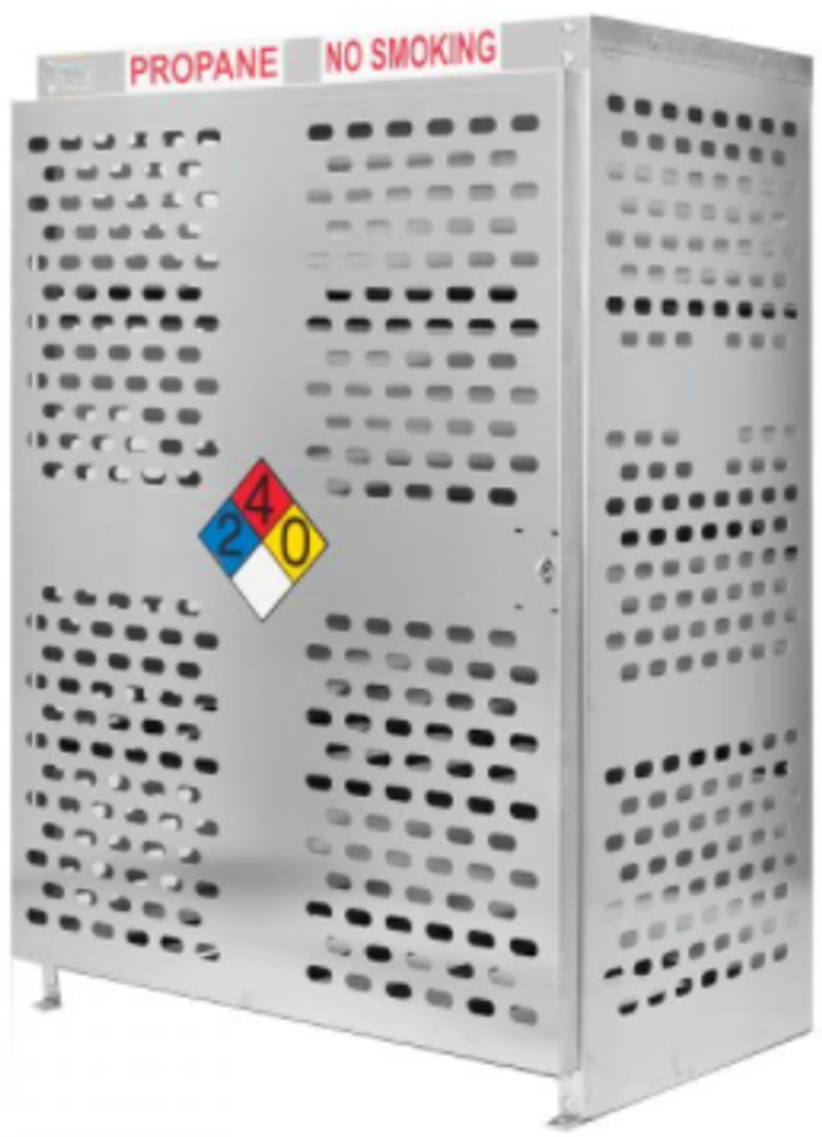 12-Hold Aluminum 33.5# Forklift Cage