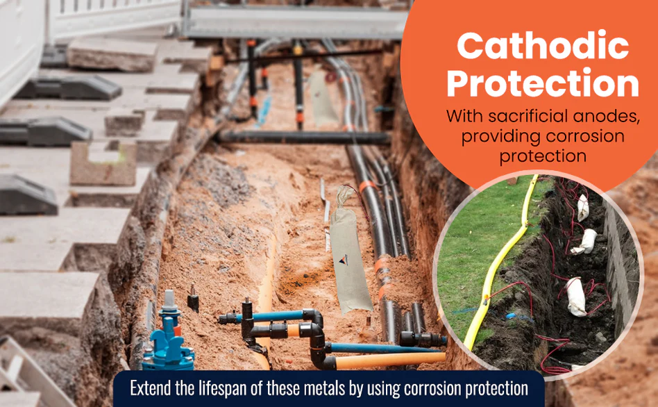 MG-ANODE BAGS 14.5 KG/32lbs, 1.7V, inkl 10m, 10mm2 red XLPE/PVC - Image 8